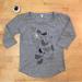 J. Crew Tops | J.Crew | Grey Tee With Birds | Color: Gray | Size: Xs