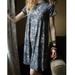 Lularoe Dresses | Like New Lularoe Grey Gray Paisley Carly Dress ! | Color: Gray/Silver | Size: Xxs