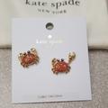 Kate Spade Jewelry | Kate Spade Shore Thing Crab Studs | Color: Gold/Red | Size: Os