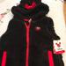 Disney Jackets & Coats | Disney Nwt Girl Black /Red Hooded Zippered Vest | Color: Black/Red | Size: 4tg