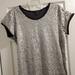 Victoria's Secret Dresses | Matte Sequin Dress With Vegan Leather Trim - Nwot | Color: Black/Silver | Size: S