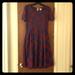 Lularoe Dresses | Lularoe Amelia | Color: Purple/Red | Size: L