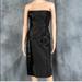 Gucci Dresses | Gucci Strapless Cocktail Dress By Tom Ford Size 42 | Color: Black | Size: 42