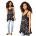 Free People Dresses | Free People Black Trapeze Voile & Lace Slip | Color: Black/Gray | Size: S