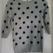 J. Crew Sweaters | J Crew Polka Dot Sweater | Color: Black/Gray | Size: Xs