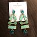 Kate Spade Jewelry | Kate Spade Dangle Gem Earrings. | Color: Blue/Green | Size: Os