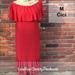 Lularoe Dresses | Lularoe Cici Dress | Color: Red | Size: M