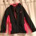 Nike Jackets & Coats | Nike Black & Dark Pink Hooded Jacket Girls 10-12 | Color: Black/Pink | Size: 10-12