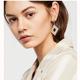 Free People Jewelry | Diamond Wood Earrings | Color: Gold/Red | Size: Os