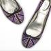 J. Crew Shoes | Iso J Crew Clea Printed Fabric Flats Size 8.5 | Color: Purple | Size: 8.5