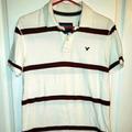 American Eagle Outfitters Shirts | Eagle Polo By American Eagle Outfitter | Color: Red/White | Size: Xs