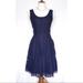 J. Crew Dresses | J. Crew Navy Swirling Lace Dress | Color: Blue | Size: 12