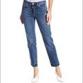 Free People Jeans | Free People Slim Fit Boyfriend Jeans Size24 | Color: Blue | Size: 24