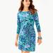 Lilly Pulitzer Dresses | Lilly Pulitzer Hollee T-Shirt Dress Xxs | Color: Blue | Size: Xxs
