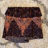 Free People Tops | Free People Silky Tube Top | Color: Black/Orange | Size: Xs