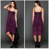 Free People Dresses | Free People Embellished Dress | Color: Purple | Size: Xs