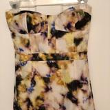 J. Crew Dresses | J Crew Strapless Silk Dress...New With Tag. | Color: Purple/Yellow | Size: 0