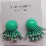 Kate Spade Jewelry | Kate Spade New Mint Candy Drop With Bead Trailers | Color: Gold/Green | Size: 5/8" X 1-1/8"