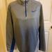 Nike Tops | Men/Women’s Nike Thermafit Sweatshirt Size M | Color: Blue/Gray | Size: M