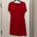 Madewell Dresses | Madewell Red Dress With Peter Pan Coller | Color: Red | Size: 0