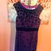 Jessica Simpson Dresses | Jessica Simpson Purple & Black Party Dress | Color: Black/Purple | Size: 6