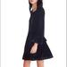 Madewell Dresses | Madewell Velvet Bell-Sleeve Dress | Color: Black | Size: Xs