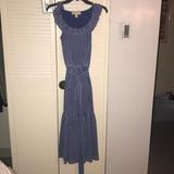 Michael Kors Dresses | Michael Kors Long Dress | Color: Blue/White | Size: Xs