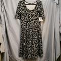 Lularoe Dresses | Lularoe Nicole 2xl | Color: Black/White | Size: 2x