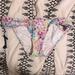 Victoria's Secret Swim | Cheeky Floral Victoria’s Secret Bikini Bottom | Color: Blue/Pink | Size: Xs