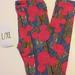 Lularoe Bottoms | Disney Lularoe Kids L/Xl Leggings | Color: Blue/Red | Size: Xlg