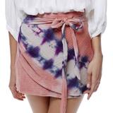 Free People Skirts | Free People Pink Tie Dye Mini Skirt Size 6 | Color: Pink | Size: 6