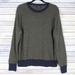 J. Crew Sweaters | J. Crew Cotton-Wool Crewneck Sweater J8767 Size Xl | Color: Blue/Green | Size: Xl