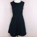 J. Crew Dresses | Jcrew Black Textured Black Sleeveless Dress Size 0 | Color: Black | Size: 0