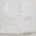 Michael Kors Pants & Jumpsuits | Michael Kors White Denim Capri Pants Metal Studs | Color: White | Size: 4