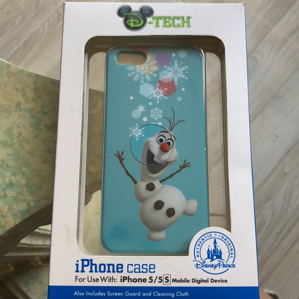 Disney Cell Phones & Accessories | Disney Parks Olaf Iphone 5/5s Phone Case | Color: Blue/White | Size: Os