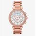 Michael Kors Accessories | Michael Kors Parker Rose Gold-Tone Watch | Color: Gold | Size: Os