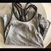 Lululemon Athletica Tops | Lululemon Grey Two-In-One Tank | Color: Black/Gray | Size: 6