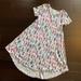Lularoe Dresses | Lularoe Carly Dress | Color: Gray/Pink | Size: Xxs