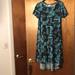 Lularoe Dresses | Nwot Lularoe Carly Dress | Color: Black/Gray | Size: Xxs