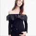 J. Crew Tops | J.Crew Organza Top | Color: Black | Size: M