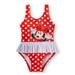 Disney Swim | Nwt Disney Baby Minnie Mouse Polka Dot Swimsuit. | Color: Red/White | Size: Various