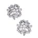 Kate Spade Jewelry | Kate Spade Crystal Clear Clusters Earrings | Color: Silver | Size: Os