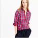 J. Crew Tops | New J. Crew Thomas Mason Flannel 00 | Color: Red | Size: 00