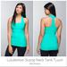 Lululemon Athletica Tops | Lululemon Scoop Neck Tank Top Size 6 Small Bali Breeze Luon Athletica Yoga | Color: Blue/Green/Tan | Size: 6