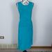 Michael Kors Dresses | Michael Kors Asymmetric Sleeveless Fitted Dress | Color: Blue/Green | Size: M