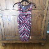 Free People Dresses | Free People Patterned Dress. | Color: Black/Purple/Red/White | Size: S