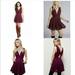 Free People Dresses | Free People Nwot Mini Lace Dress | Color: Red | Size: L