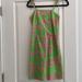 Lilly Pulitzer Dresses | Lilly Pulitzer Green/Pink Palm Print Dress Size 4 | Color: Green/Pink | Size: 4