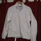 Columbia Jackets & Coats | Ec Columbia Zip Drawstring Jacket | Color: White | Size: L