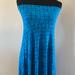 Lularoe Skirts | Lularoe Small Blue Maxi Skirt Dress Summer | Color: Blue | Size: S